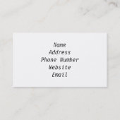 カスタムなタイルおよびフロアーリングのレトロのモザイク模様 名刺 (裏面)