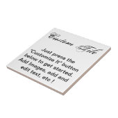 カスタムなタイル タイル (側面)