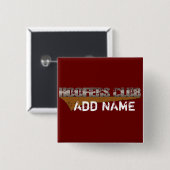 カスタムなタップダンスのギフト 缶バッジ (正面&裏面)