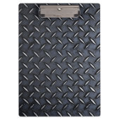 カスタムなダイヤモンドのプレートのデザインのクリップボード クリップボード (正面)