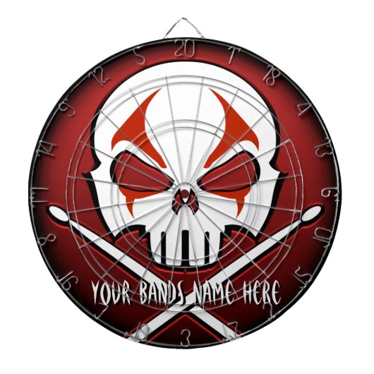 カスタムなダート盤のカッコいいの石及びロールバンドダート盤 ダーツボード (正面)