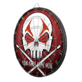 カスタムなダート盤のカッコいいの石及びロールバンドダート盤 ダーツボード (正面右)