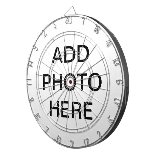 カスタムなダート盤-あなたのFRENEMYの写真を加えて下さい! ダーツボード (正面右)