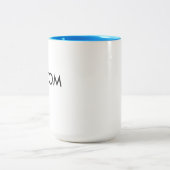 カスタムなツートーン大きい15ozマグ-淡いブルーの内部 ツートーンマグカップ (中央)