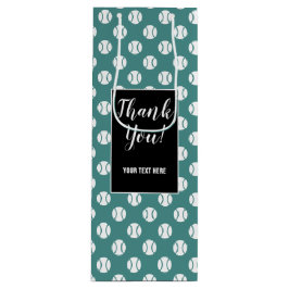 カスタムなテニス・ボールパターンワイン・ボトルのギフトバッグ ワインギフトバッグ