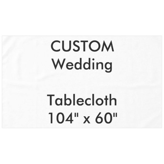 カスタムなテーブルクロス104" x 60" テーブルクロス (正面(横))