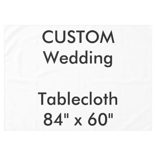 カスタムなテーブルクロス84" x 60" テーブルクロス (正面(横))