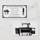 カスタムなテーラー/裁縫婦の名刺 名刺 (正面/裏面)