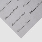 カスタムなデザイナー名前プロダクトティッシュペーパー 薄葉紙 (詳細)