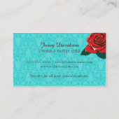 カスタムなデザートのベーカリー 名刺 (裏面)