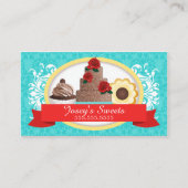 カスタムなデザートのベーカリー 名刺 (正面)