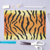 カスタムなトラのストライプのティッシュペーパー 薄葉紙 (クラフト)