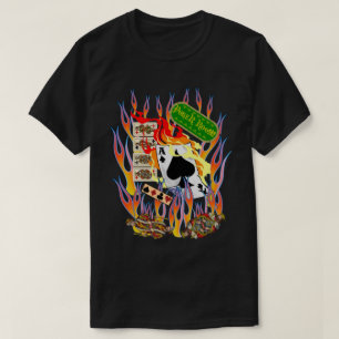 カスタムなトランプのポーカー部屋 Tシャツ
