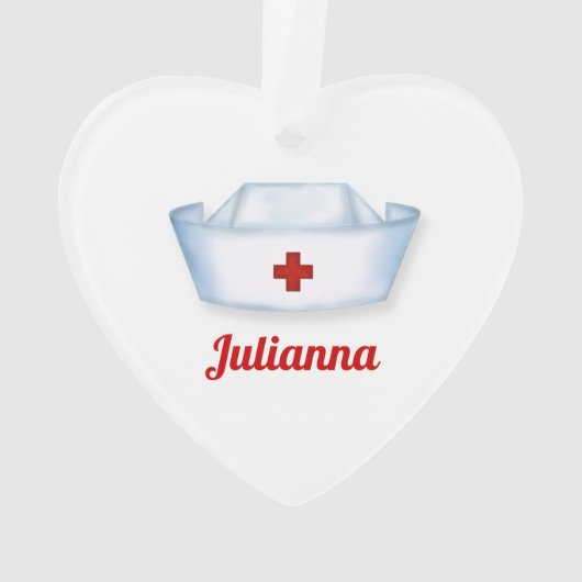 カスタムなナースのための世界を直して下さい オーナメント (裏面)