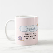 カスタムなナースの一流のテディー・ベアのデザインのギフトのマグ コーヒーマグカップ (左)