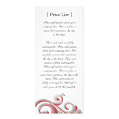 カスタムなネイリストの棚カード ラックカード (裏面)