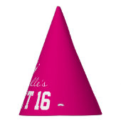 カスタムなネオンピンクの菓子16の誕生会の帽子 パーティーハット (右)