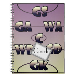 カスタムなネットボールプレーヤーはパーソナライズ置きます ノートブック