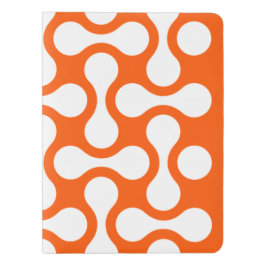 カスタムなノート詰め替え式ORANGEWHITEのグラフィックアート エクストララージMoleskineノートブック