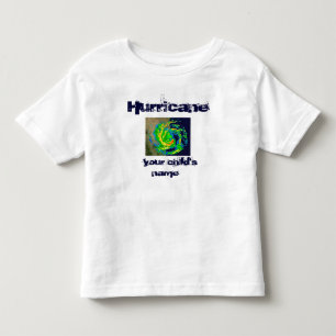 カスタムなハリケーンのワイシャツ トドラーTシャツ