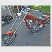 カスタムなバイクの包装紙 ラッピングペーパー (フラット)