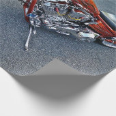 カスタムなバイクの包装紙 ラッピングペーパー (角)