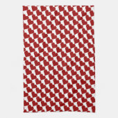 カスタムなバレンタインのタオルのバレンタインのふきん キッチンタオル (縦)