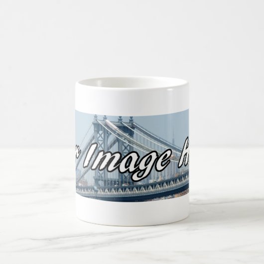 カスタムなパノラマの写真のマグ コーヒーマグカップ (中央)