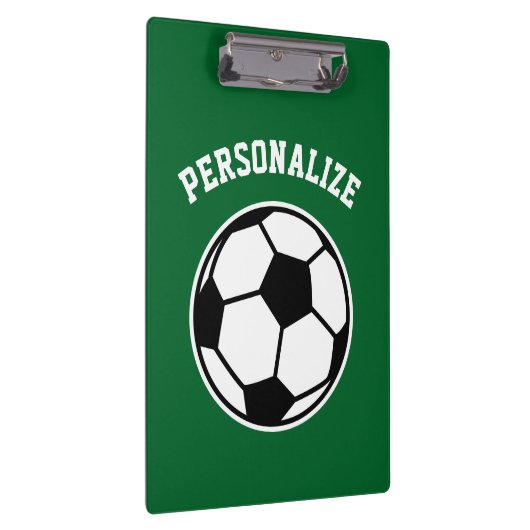 カスタムなパーソナライズなサッカーのコーチのスポーツの付属品 クリップボード (右)