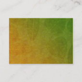 カスタムなヒマワリ花ビジネス個人的なカード 名刺 (裏面)