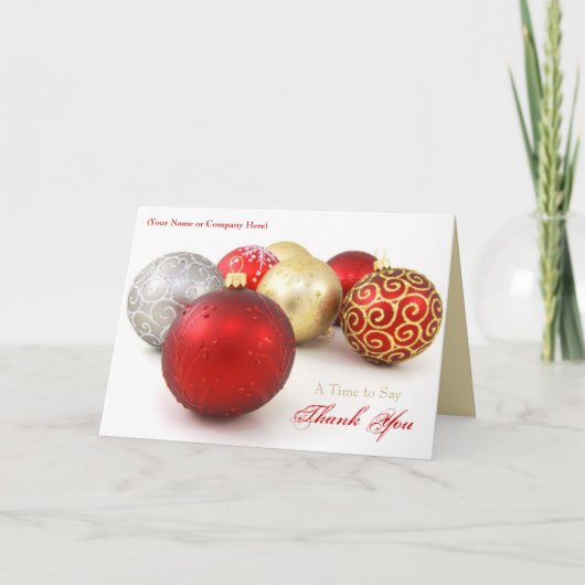 カスタムなビジネスクリスマスカードの印刷 シーズンカード (正面)