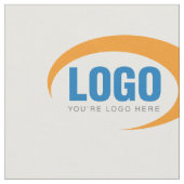 カスタムなビジネスロゴ ファブリック (クローズアップ)