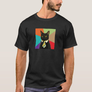 カスタムなビジネス猫のワイシャツ Tシャツ