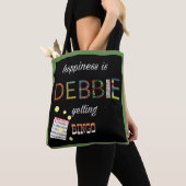 カスタムなビンゴのトート トートバッグ (クローズアップ)