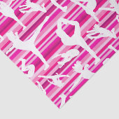 カスタムなピンクのチアリーティングのティッシュペーパー 薄葉紙 (詳細)