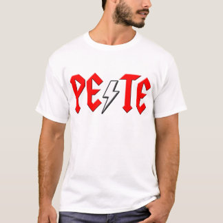カスタムなピートのロックンロールのワイシャツ Tシャツ