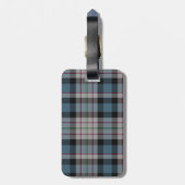 カスタムなファーガソンのタータンチェック格子縞の荷物のラベル ラゲッジタグ (裏面縦)