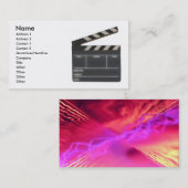 カスタムなフィルムの石板の下見板の映画事業カード 名刺 (正面/裏面)