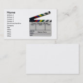 カスタムなフィルムの石板の下見板の映画事業カード 名刺 (正面/裏面)