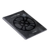 カスタムなフィルム巻き枠/映画巻き枠のノート ノートブック (右側)