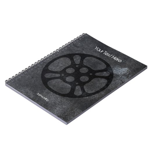 カスタムなフィルム巻き枠/映画巻き枠のノート ノートブック (左側)