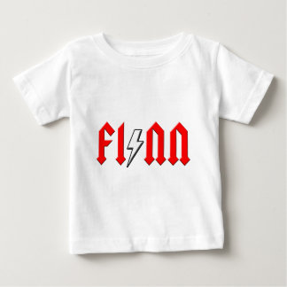 カスタムなフィンのロックンロールのワイシャツ ベビーTシャツ