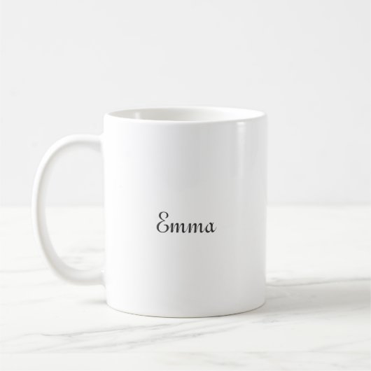 カスタムなフクロウのマグのパーソナライズなマグのかわいいフクロウの芸術のマグ コーヒーマグカップ (左)