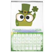 カスタムなフクロウ2014のカレンダー カレンダー (3月 2026)