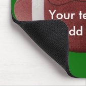 カスタムなフットボールのマウスパッド マウスパッド (コーナー)