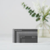 カスタムなブロック 名刺 (スタンド正面)