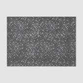 カスタムなプリントの黒のグリッターの効果のティッシュペーパー 薄葉紙 (正面)