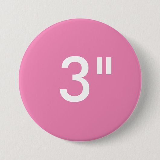 カスタムなプリント3"大きい円形ボタンのブランクのテンプレート 缶バッジ (正面)