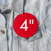 カスタムなプリント4"巨大な円形ボタンのブランクのテンプレート 缶バッジ (インサイチュ)