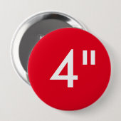 カスタムなプリント4"巨大な円形ボタンのブランクのテンプレート 缶バッジ (正面&裏面)